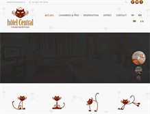 Tablet Screenshot of lhotelcentral.ch